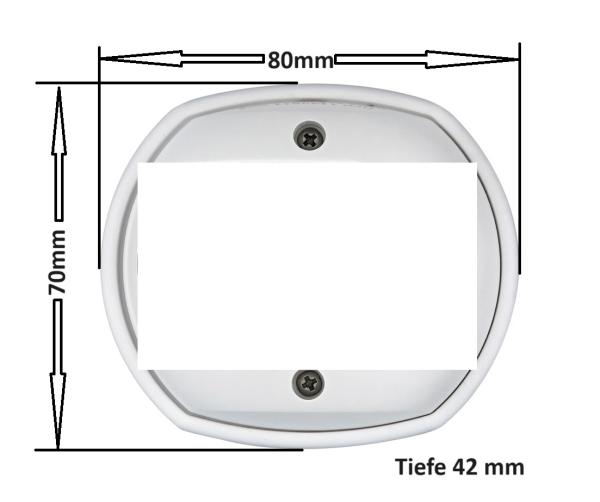 LED Navigationslicht Compact 12 grau